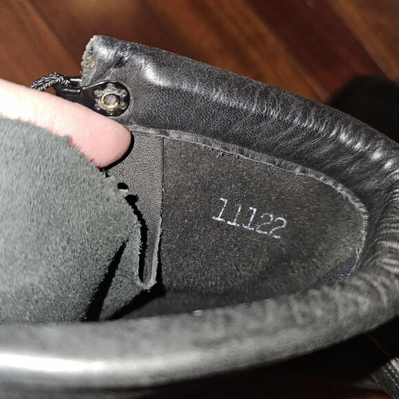 Vintage R0 Search US Military Combat Boots Black Leather Size 8.5 R USA 90s 4-97 - Picture 7 of 8